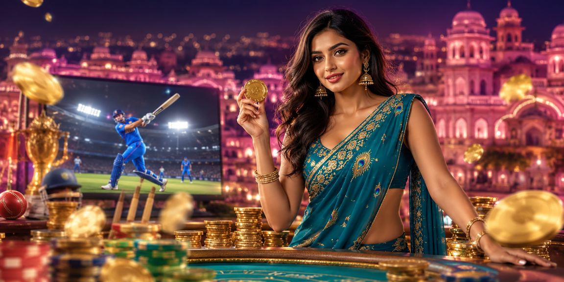 Player placing bets on an Andar Bahar game in India